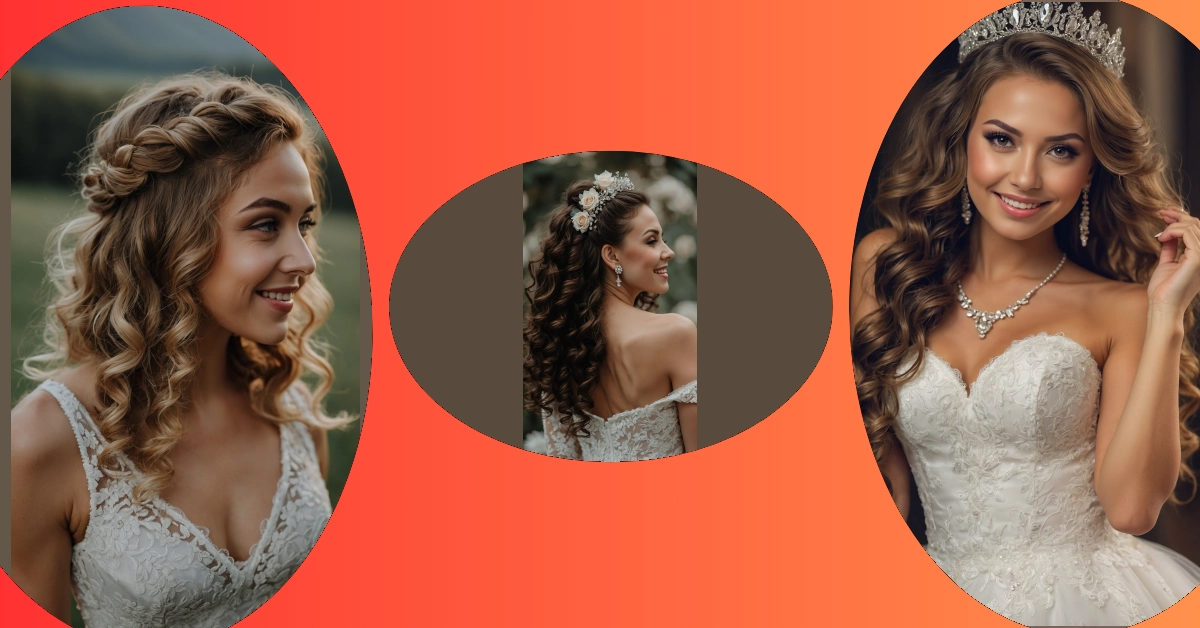 Spiraled to Perfection: 11 Stunning Curly Hair Ideals for Brides**  
**