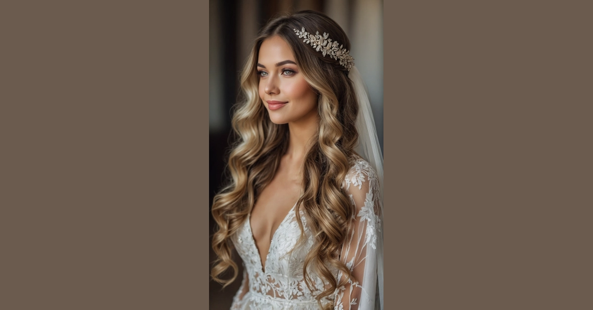 Brighten Up Your Big Day with Half-Up, Half-Down Hairstyles!**
**