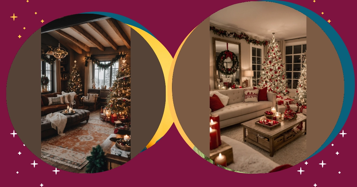 Unwrap Joy: 18 Cozy Christmas Living Room Inspirations