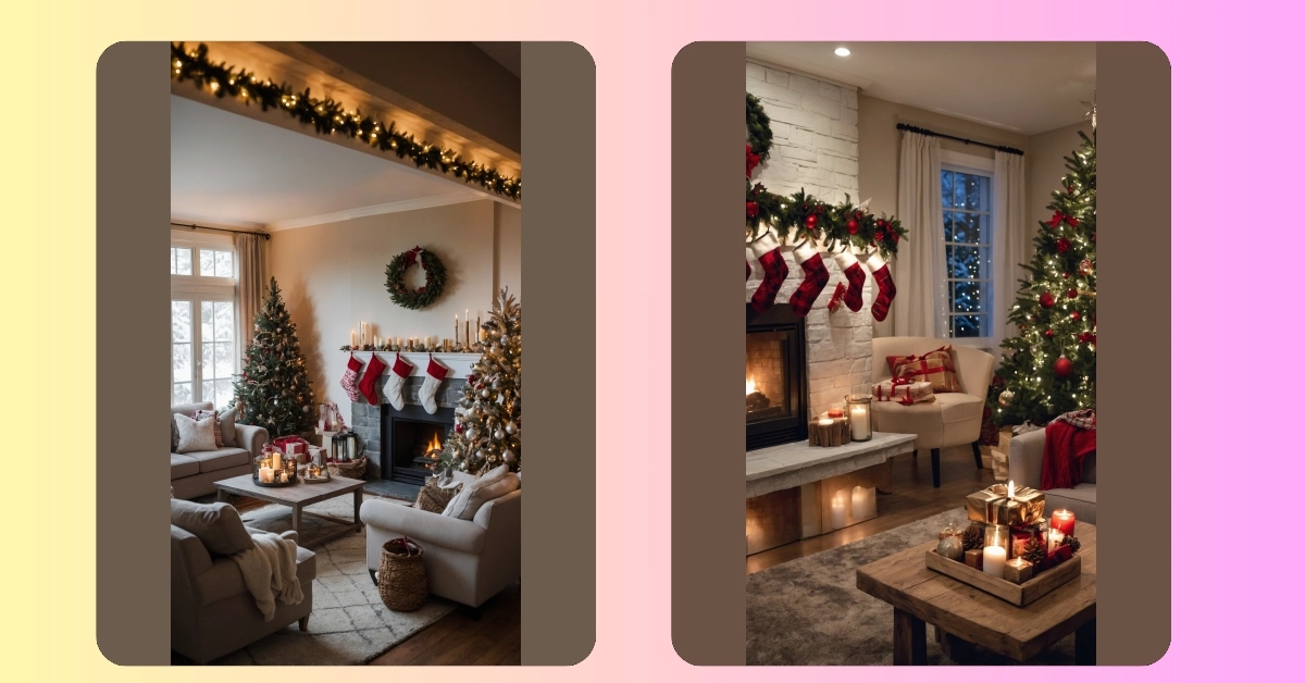 Get in the Spirit: 18 Unique Christmas Living Room Decor Ideas