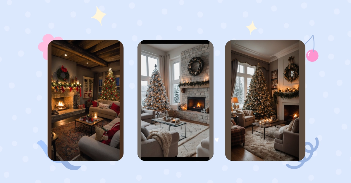 Holiday Cheer: 18 Cozy Christmas Living Room Design Ideas